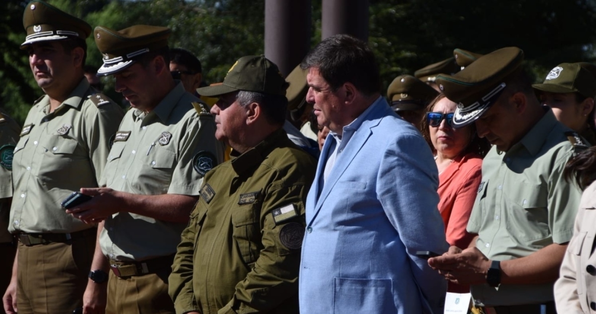 Entrega de motocicletas a carabineros de LA Araucanía
