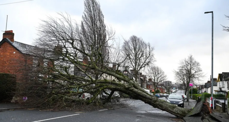 Tormenta Eowyn deja un muerto, hogares sin luz y ráfagas de viento históricas en Irlanda y Escocia