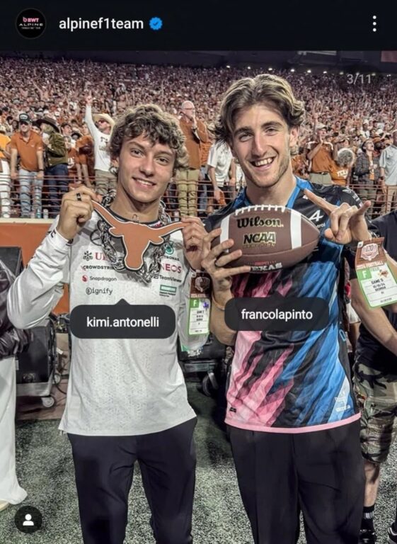 Kimi Antonelli y Jack Doohan. 