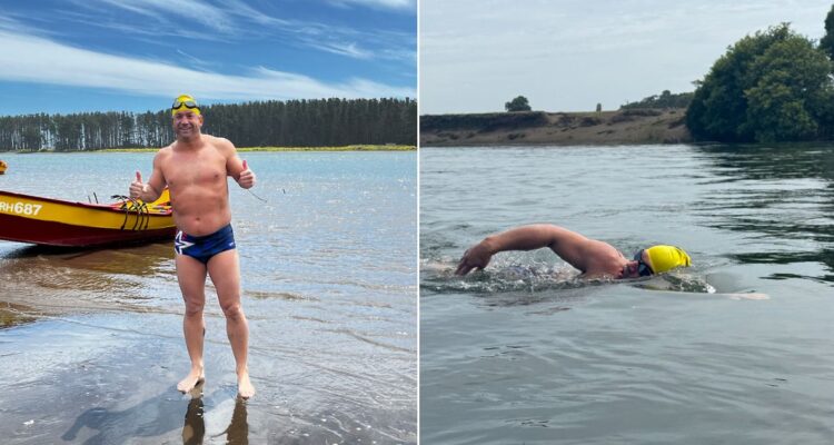 Francisco Aguirre, primer chileno en completar oficialmente la Triple Corona Chilena de nado en aguas abiertas