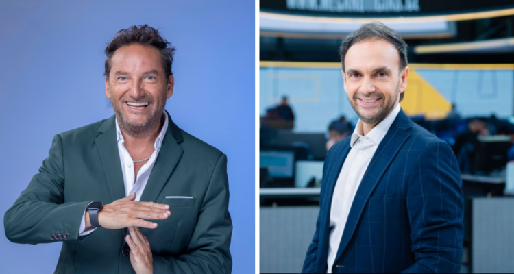 Daniel ‘Huevo’ Fuenzalida y Rodrigo Sepúlveda en referencia a nuevo programa