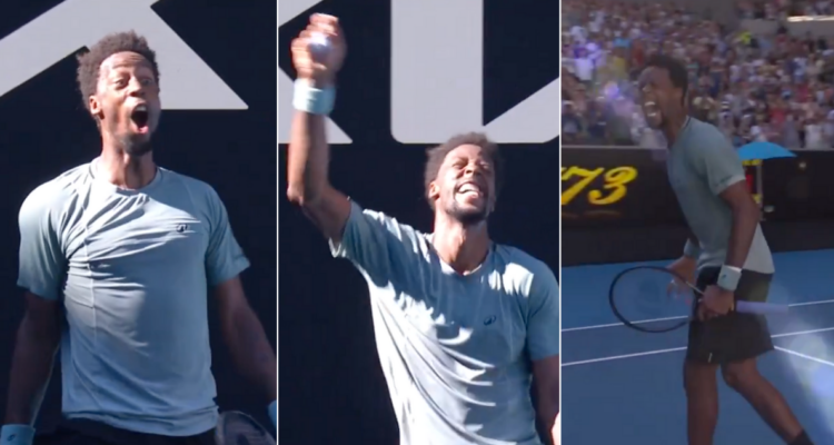 Gael Monfils elimina al N°4 del mundo y sigue con vida en Australia.