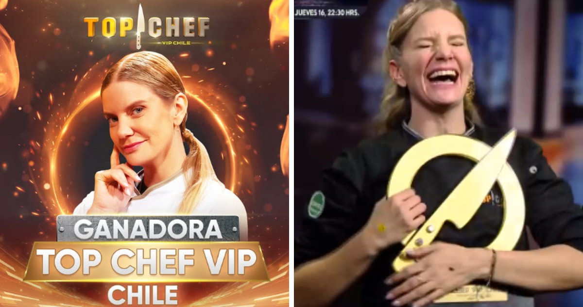 Javiera Acevedo ganadora de Top Chef Vip