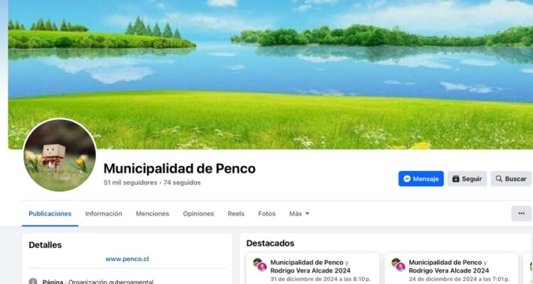 Hackean página de Facebook de la Municipalidad de Penco