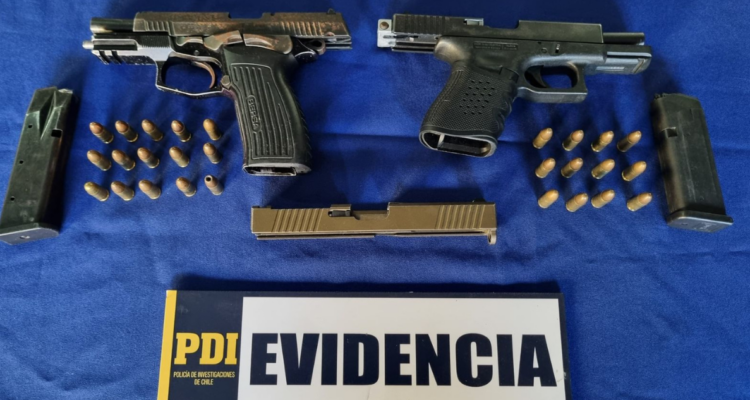 Hallan armas vinculadas al Tren de Aragua y doble homicidio en corral municipal de Viña del Mar