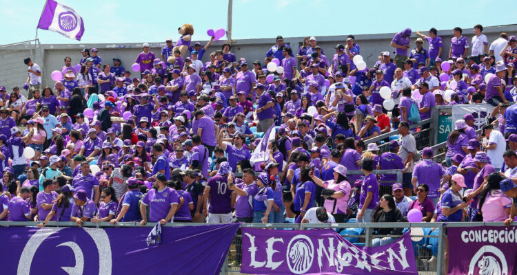 hinchada de Deportes Concepción en Rancagua
