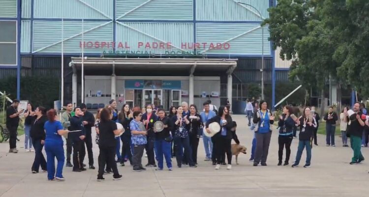 Hospital Padre Hurtado en paro: funcionarios denuncian inseguridad 