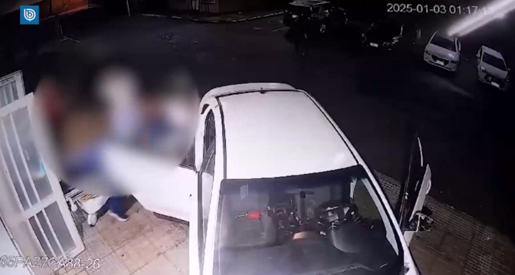 Vehículo que llevó a hombre apuñalado a SAR Hualpén