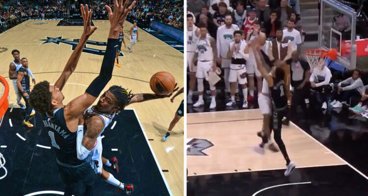 Ja Morant impactó en la NBA con volcada a Victor Wembanyama.