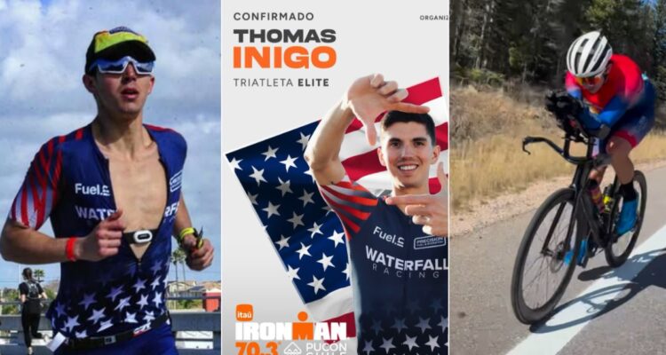 Thomas Íñigo, el estadounidense de élite que quiere dar el batacazo en Ironman de Pucón