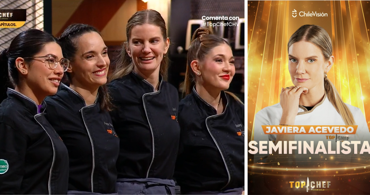 Javiera Acevedo es la primera semifinalista en Top Chef Vip