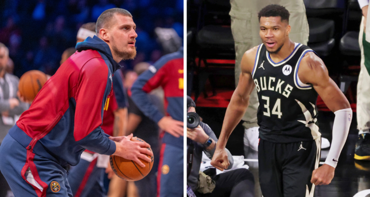 Jokic y Antetokounmpo lideran preferencias parciales para integrar el All-Star 2025 de la NBA