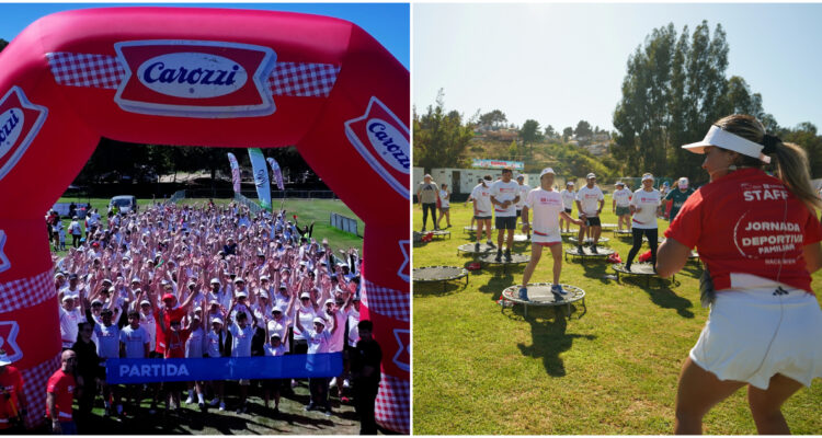 Mil vecinos se reúnen en primera Jornada Deportiva Familiar Carozzi de Viña del Mar