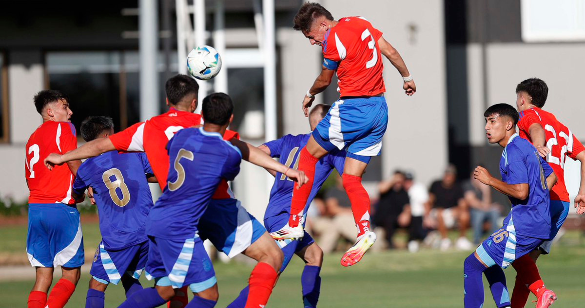 La Roja Sub-20 cayó ante Argentina en su preparación para el Sudamericano.