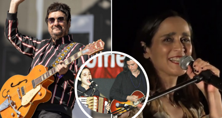 Álvaro Henríquez y Julieta Venegas