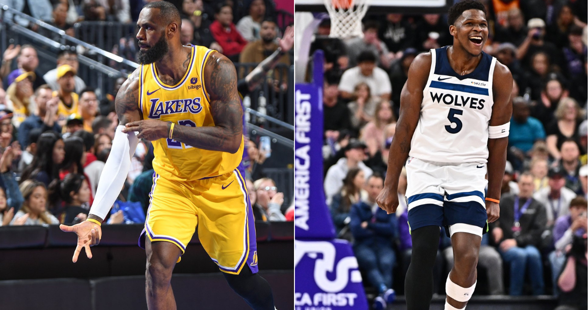 LeBron James y Anthony Edwards guiaron a los Lakers y Minnesota, respectivamente, a la victoria en la NBA.