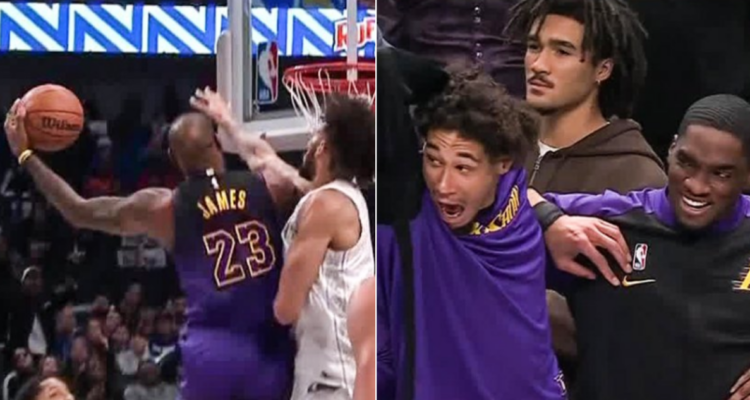 LeBron James deslumbró la NBA con tremenda volcada ante Dallas Mavericks.