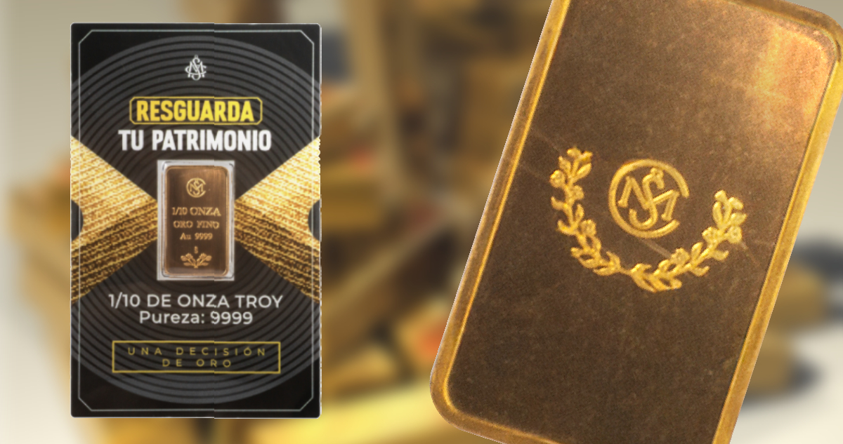 “Una decisión de oro”: Casa de Moneda anuncia venta de “mini lingotes” de oro de 24k en su página web