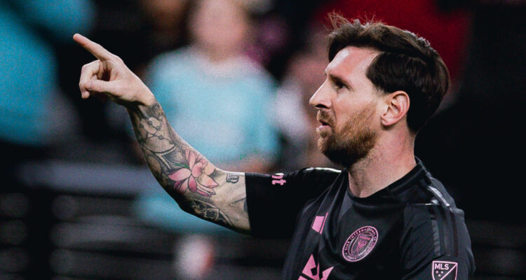 Lionel Messi y su gesto ante los hinchas del América de México