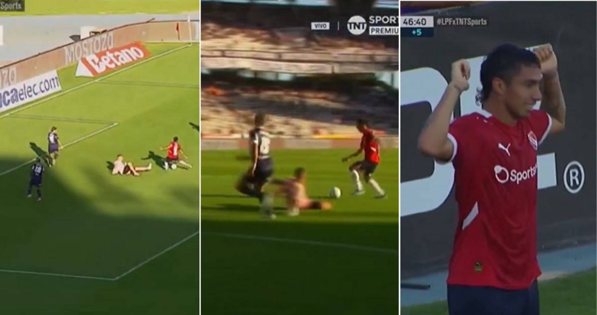 Luciano Cabral y su primer golazo con la camiseta de Independiente: superaron a Talleres con su tanto