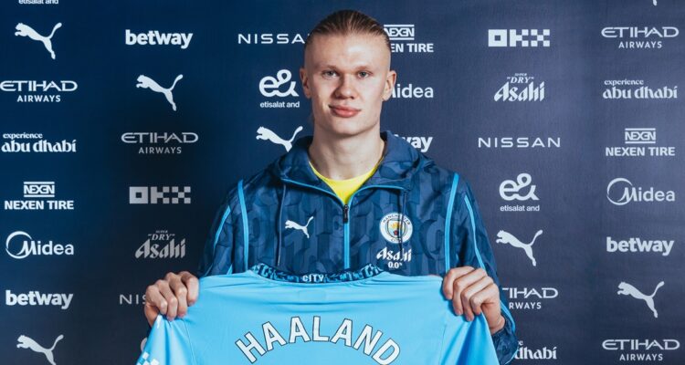 Erling Haaland selló renovación con el Manchester City.
