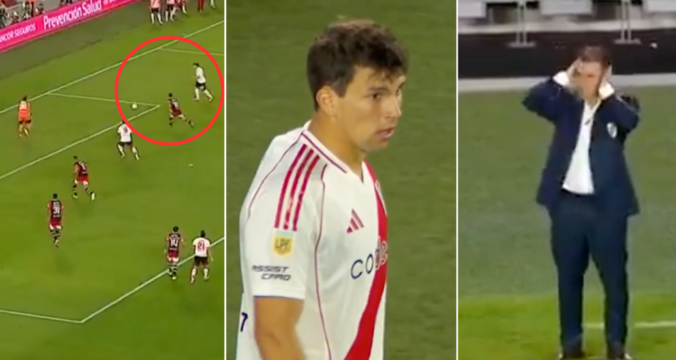 El error de Gonzalo Tapia desató la viral reacción de Gallardo en River.