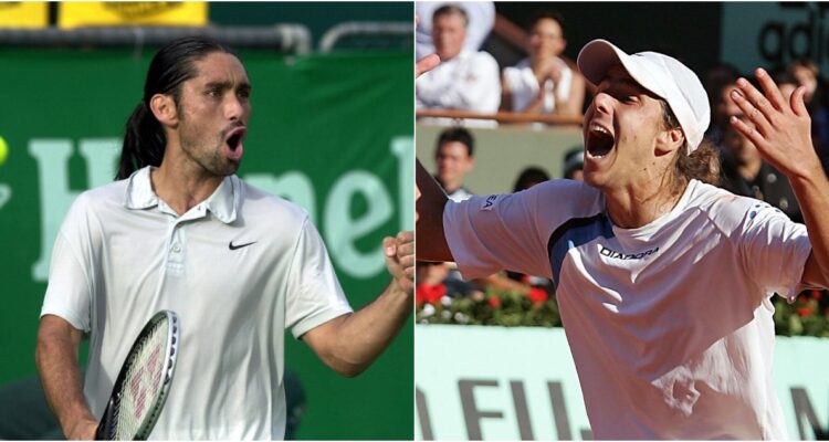 Marcelo Ríos y Gastón Gaudio