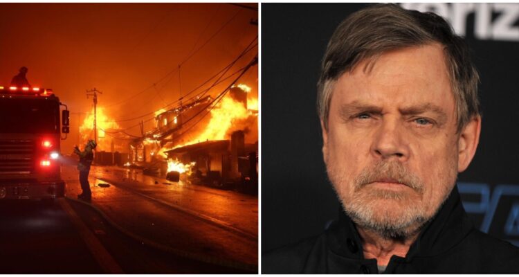Mark Hamill evacuado por incendios fuera de control en L.A. (California): “Lo más horrible desde 1993”