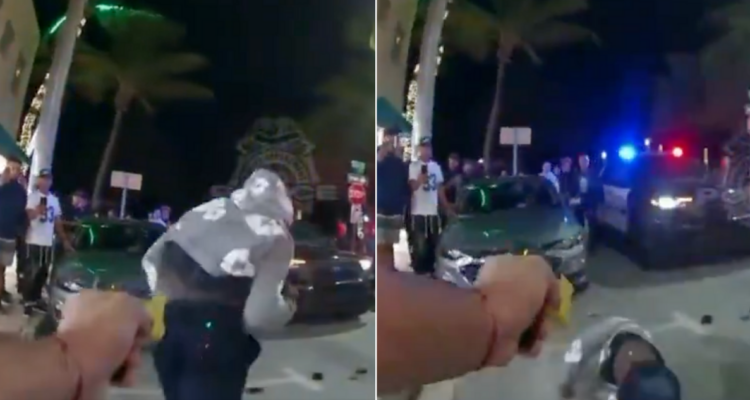 Medallista olímpico es detenido con una pistola táser durante control en Miami.