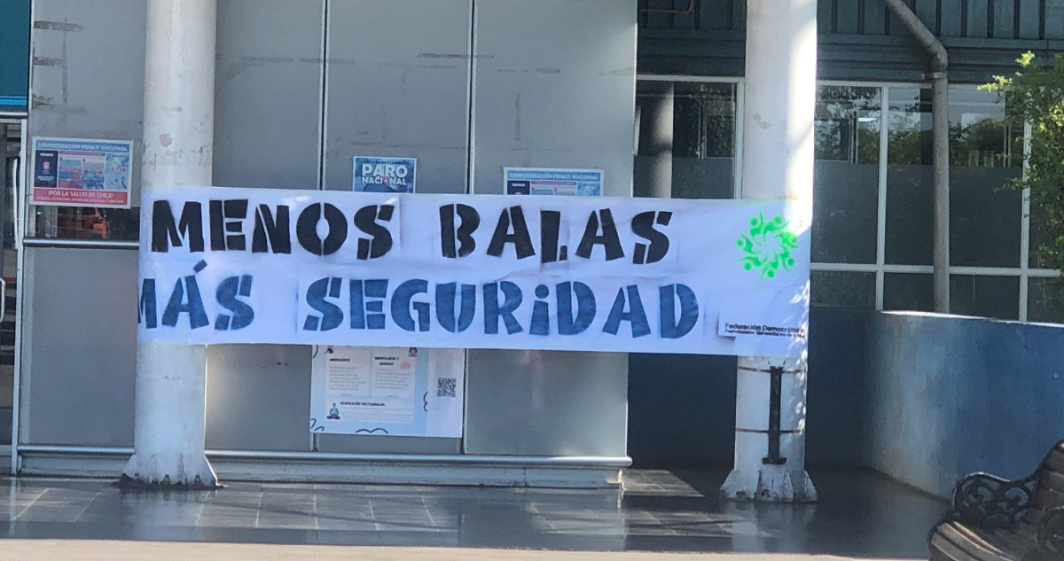 “Menos balas, más seguridad”: Hospital Padre Hurtado cierra por paralización de funcionarios