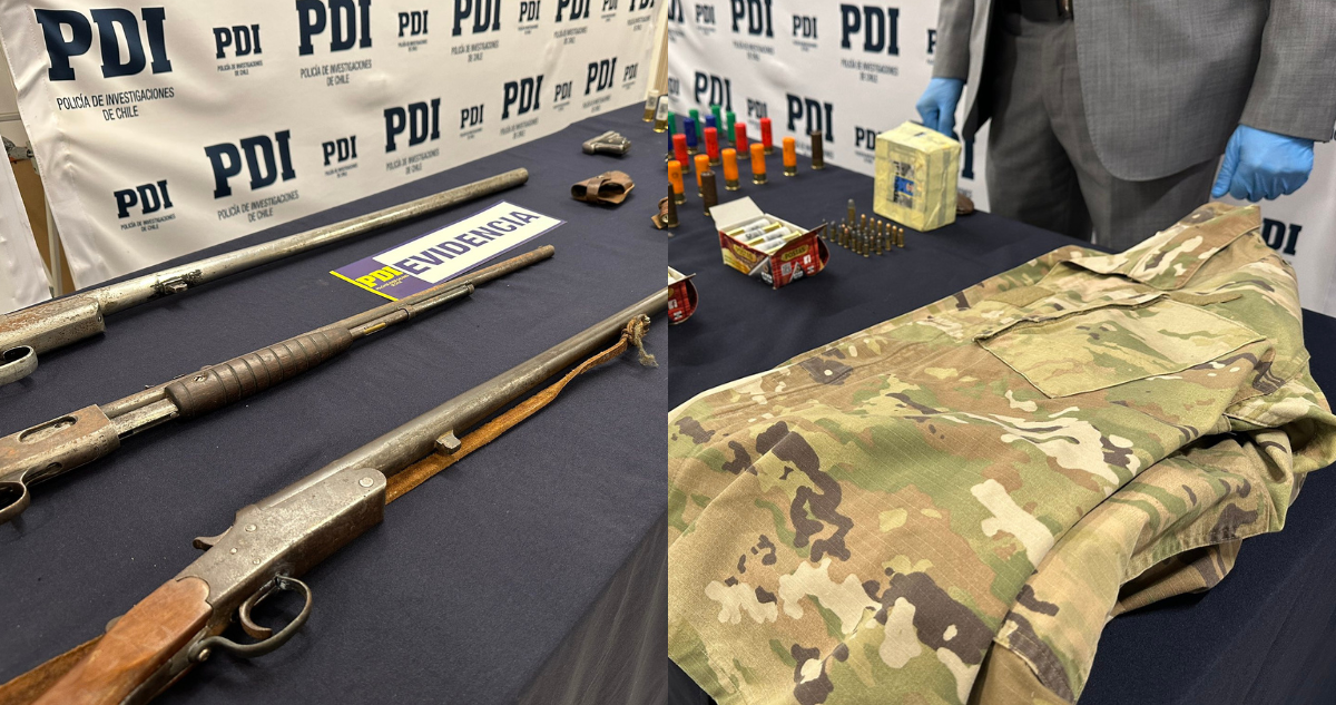 Detienen a exintegrante del MIR en San Juan de la Costa por infracción a la Ley de Armas