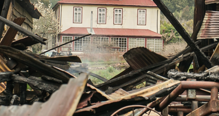 Escombros tras ataques a Molino Grollmus por detención de otro acusado