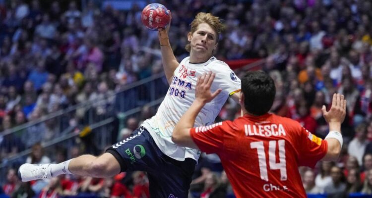 Chile fue goleado por Noruega en el Mundial de Balonmano.