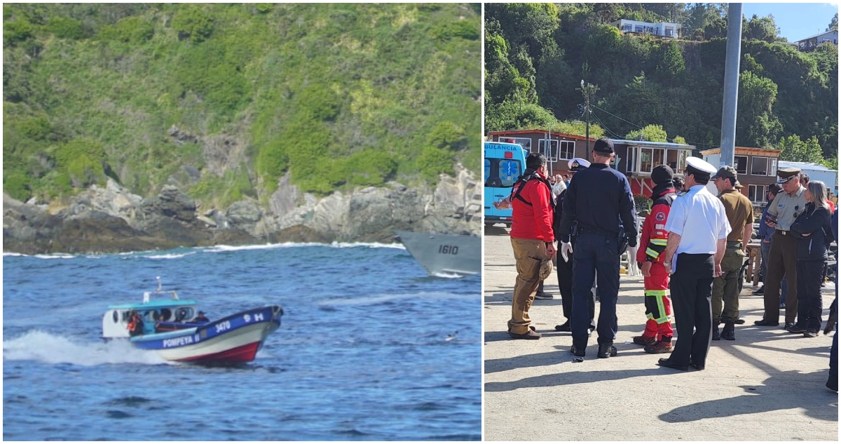 Llamada a Bomberos por naufragio en Bahía Mansa