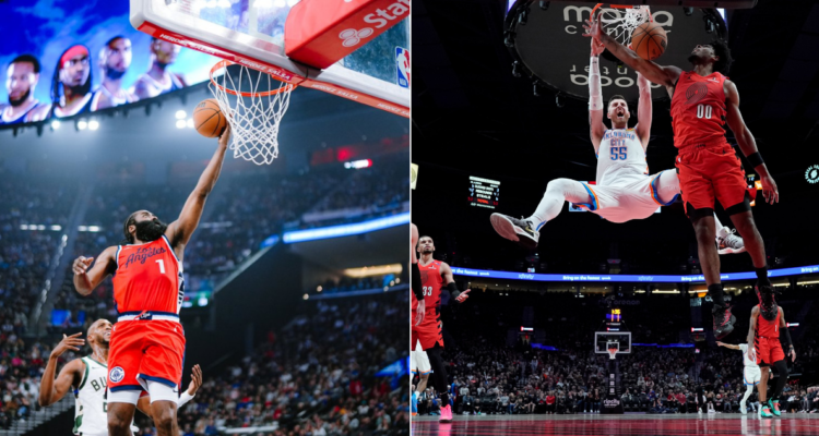 Oklahoma extendió su poderío ante Blazers y Clippers dominó a los Bucks en la NBA.