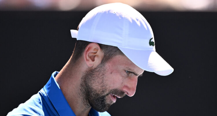 Novak Djokovic en el Australian Open 2025