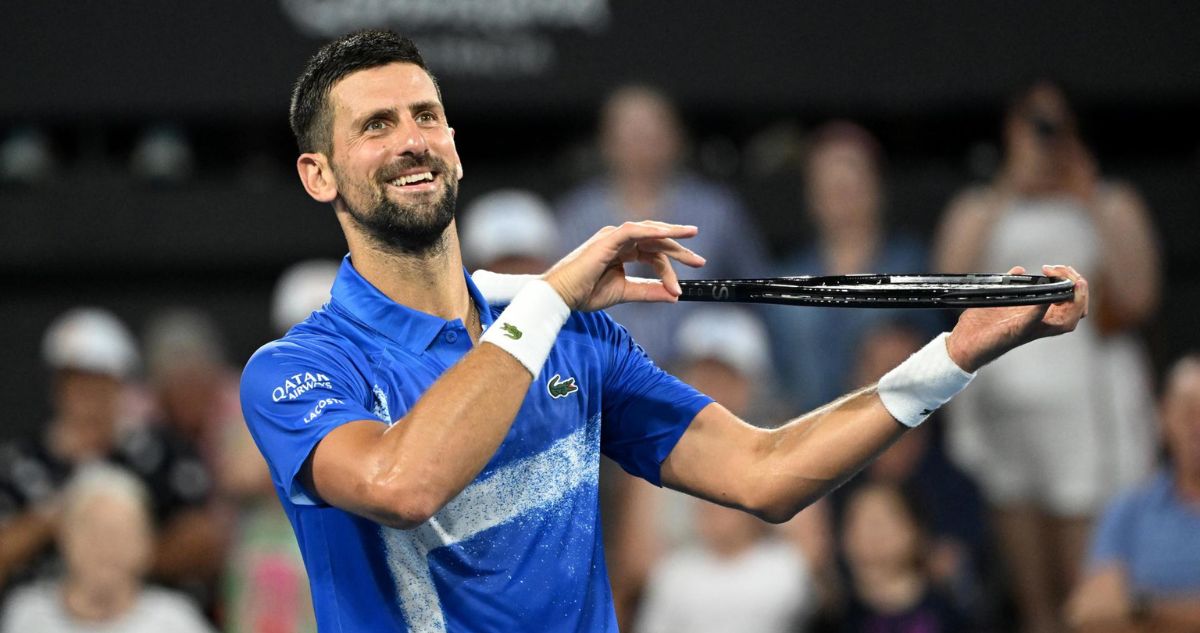 Novak Djokovic superó sin problemas a Monfils en Brisbane