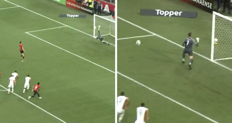Portero brasileño se vuelve viral por celebrar antes de tiempo: atajó penal pero terminó en ridículo