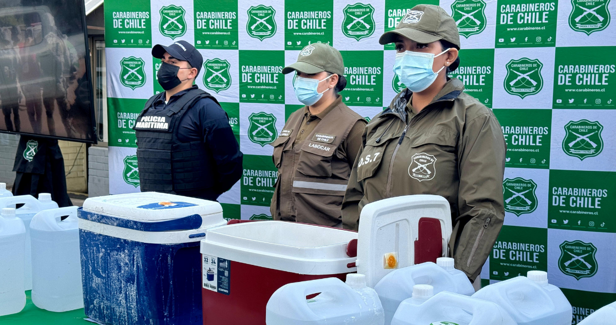 Prisión preventiva para mexicanos vinculados al decomiso de metanfetamina más grande de Chile