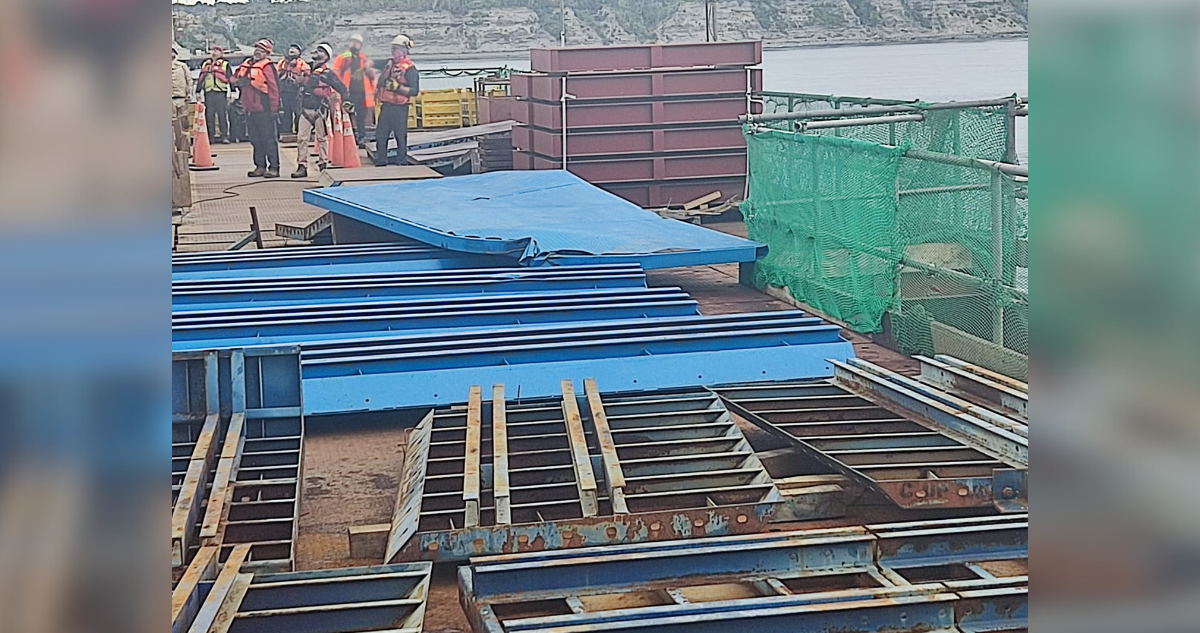 Denuncian que estructura cayó unos 80 metros en obras del Puente Chacao: no hubo trabajadores heridos