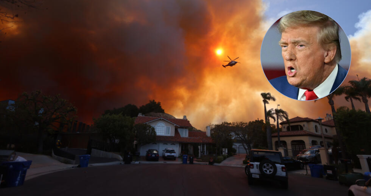 ¿Qué les pasa Trump tilda de incompetentes a autoridades de California por gestión en incendios
