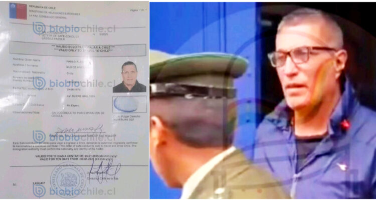 Revisa el salvoconducto que Pablo Muñoz Hoffman obtuvo en consulado de Chile en Bolivia