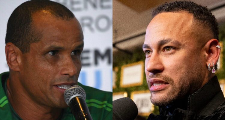 Rivaldo y Neymar foto de Agencia EFE