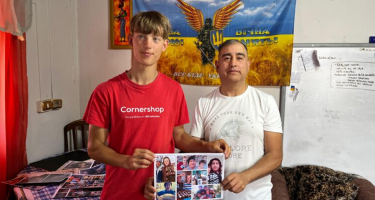 Un joven rescatado de la guerra entre Rusia y Ucrania: la historia de un misionero chileno