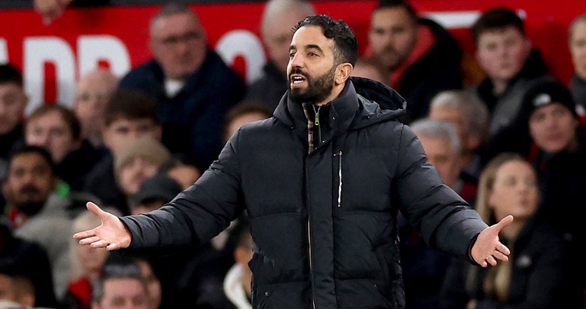 Rubén Amorim admitió que el Manchester United podría descender.