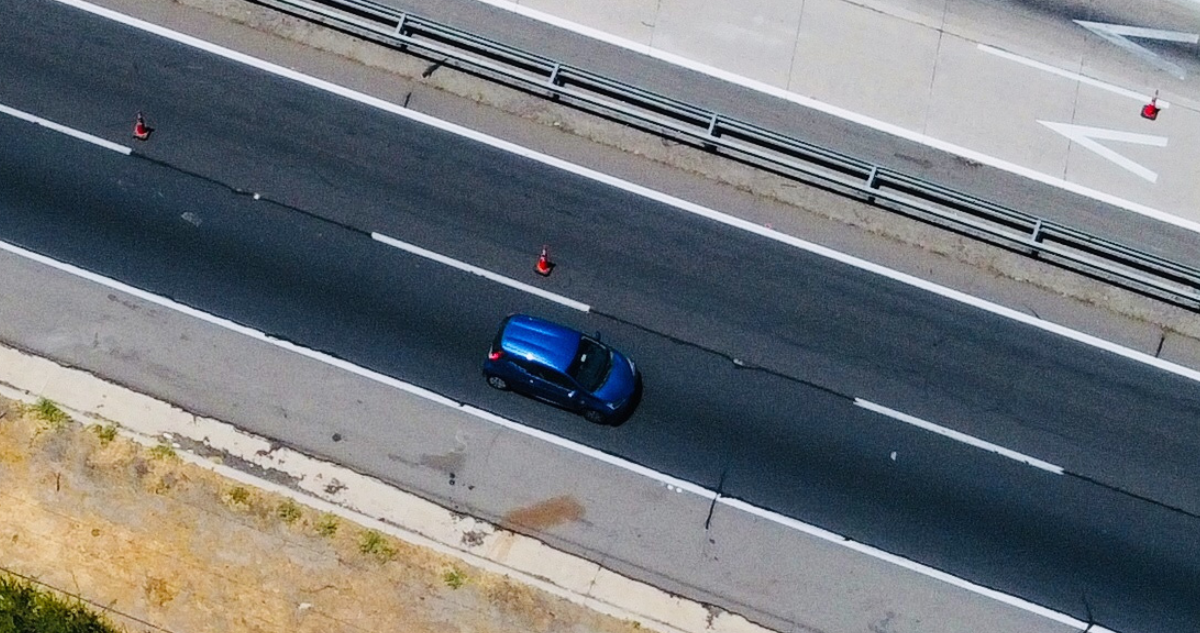 Imagen de carretera por rutas entre Corral y La Unión