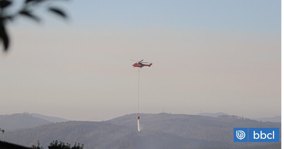 Nueve viviendas en riesgo por incendio en Collipulli