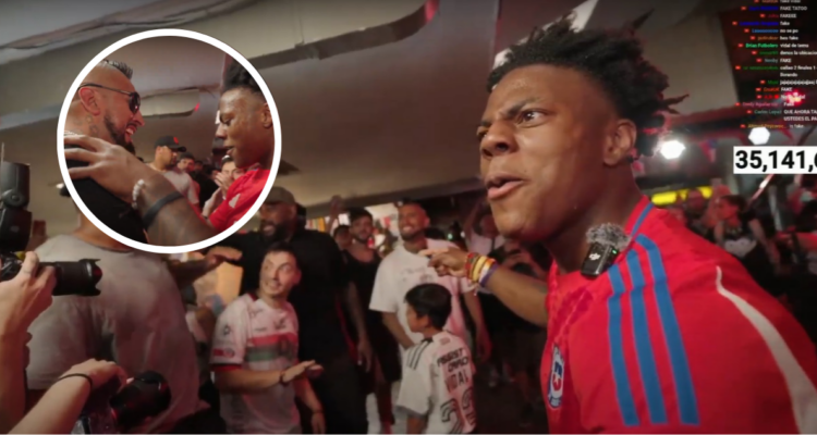 Speed en encuentro con Arturo Vidal en paso por Chile