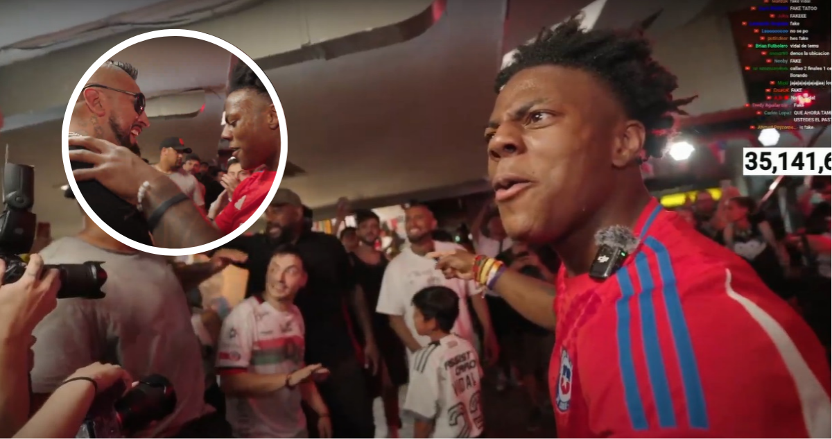 Speed en encuentro con Arturo Vidal en paso por Chile
