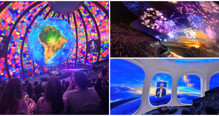 Delta en la Sphere durante CES 2025